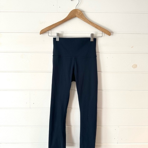 Lululemon Wunder Under High Rise Crop Leggings Full-On Luon 21" Nocturnal Teal 2 - Picture 6 of 12